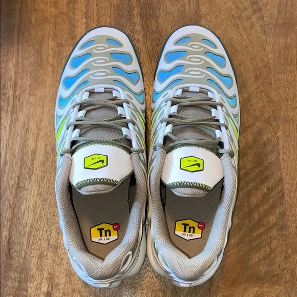 Nike Air Max Plus Tn Kahki Blue Neon - Picture 5 of 7